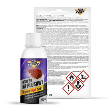 УЛЬТРА СИЛЬНЫЙ СПРЕЙ ОТ КЛОПОВ НЕТ ВРЕДИТЕЛЕЙ 50 МЛ 4 В 1