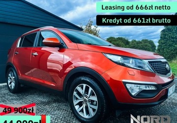 Kia Sportage III SUV Facelifting 1.6 GDI 135KM 2014 Kia Sportage Bezwypadkowa, FV23, KredytowanieLeasing, gw12m, Regularny Ser
