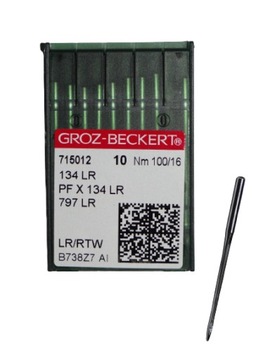 IGŁY 134 LR 100/16 PFx134LR 715012 Odzież skórzana Buty Cienka skóra