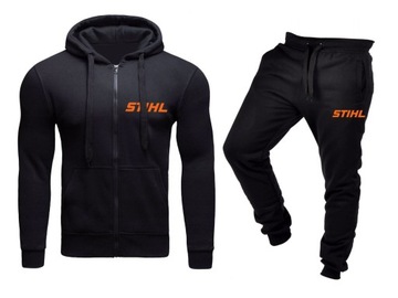 KOMPLET DRESOWY DRES MĘSKI STIHL BLUZA SPODNIE L