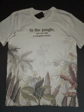 Koszulka męska t-shirt męski JUNGLE L + reserved