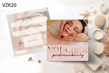 VOUCHER PODARUNKOWY BONY VOUCHERY GOTOWY PROJEKT ZŁOTY REALIZACJA 48H 12szt