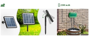 nawadnianie kropelkowe solarny system ogrodu automatyczne 15 m do 15 roślin