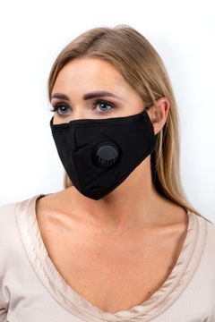 НАБОР ЧЕРНОЙ маски + 3 ФИЛЬТРА PM 2.5