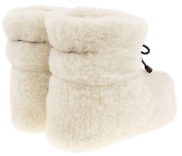 Bambosze Kapcie Domowe Wełniane Papcie Ciepłe *37*