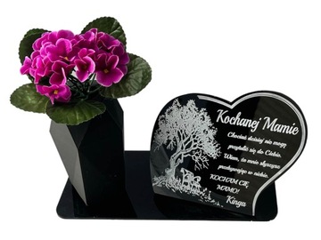 XXL подсвечник + надгробная ваза, надгробная статуэтка ДЕНЬ МАТЕРИ