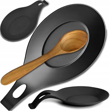 PODSTAWKA SILIKONOWA PODKŁADKA KUCHENNA POD ŁYŻKĘ OCIEKACZ POD CHOCHLĘ