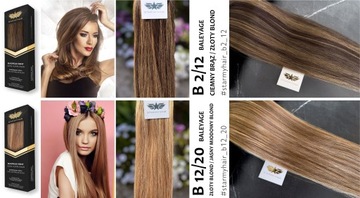 ЛЕНТА НА натуральные волосы Сэндвичи ТОЛЩИНОЙ 50см 2 ленты