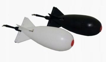 ZESTAW2x RAKIETA ZANĘTOWA KARPIOWE PODAJNIK SPOMB BOMB AUTOMATYCZNA 15+18cm