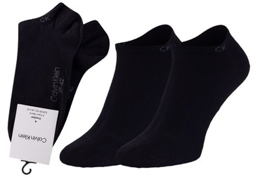 CALVIN KLEIN SKARPETKI STOPKI 2 PARY BLACK r.39-42