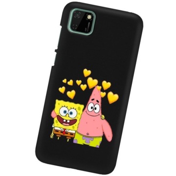 ETUI MAT CZARNE do HUAWEI Y5P Stich Sponge Wzory