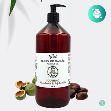 OLEJEK DO MASAŻU NATURALNY VCee MAKADAMIA 1000 ml