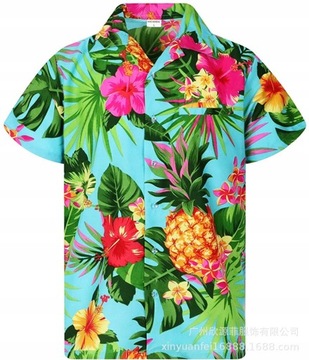 Гавайская рубашка на пуговицах Funky Palm