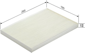 BOSCH 1 987 432 238 FILTR VENTILACE PROSTORU SPOLUJEZDCE