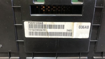 BUDÍKY PŘÍSTROJOVÁ DESKA TACHOMETR DODGE CHALLENGER 2015-