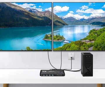 KVM-консоль Переключатель HDMI 2.0 Переключатель 2 монитора