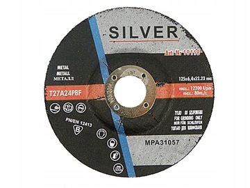 TARCZA DO SZLIFOWANIA METALU 125 X 6,4 SILVER MOCNA