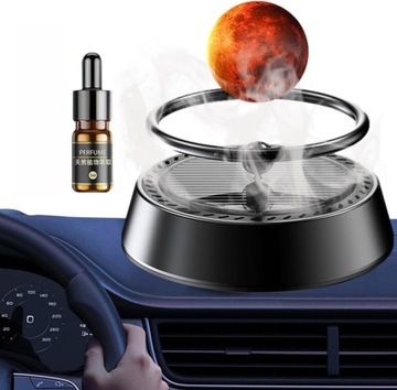 DYFUZOR ZAPACHOWY SAMOCHODOWY ODŚWIEŻACZ SOLARNY WNĘTRZE SAMOCHODU +PERFUMY