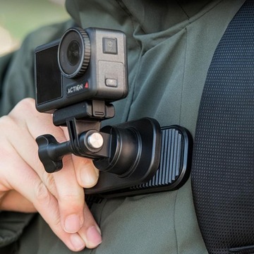 МАГНИТНЫЙ ПОВОРОТНЫЙ ЗАЖИМ ДЛЯ СПОРТИВНЫХ КАМЕР GOPRO HERO 11 НА РЮКЗАКЕ