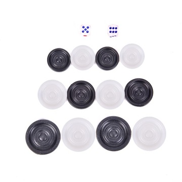 Plastikowe szachy 32 sztuk Draughts gra planszowa