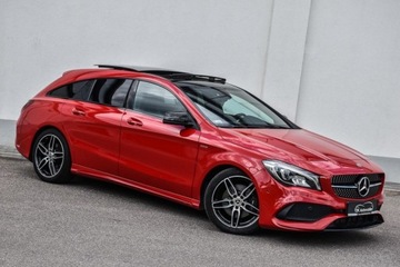 Mercedes CLA C117 Shooting Brake Facelifting 2.0 220 184KM 2017 Mercedes-Benz CLA CLA 220 4-MATIC 184KM Shooting-Brake AMG Panorama Salon, zdjęcie 1