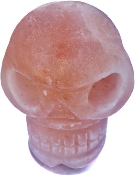 LAMPA SOLNA Z SOLI HIMALAJSKIEJ CZASZKA