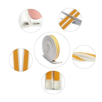 САМОКЛЕЯЩАЯСЯ ПРОКЛАДКА ДЛЯ ДВЕРИ, ОКНА 20М БЕЛАЯ