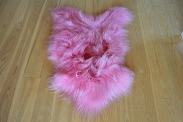 Декоративный кожаный остров Светло-Розовый 111-130см