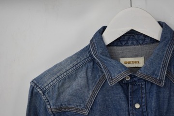 Diesel koszula męska M denim jeansowa slim