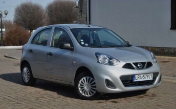 Nissan Micra IV Hatchback 5d Facelifting 1.2 80KM 2016 Nissan Micra GWARANCJA, 2016r, 1.2 Benzyna 80KM, Niski przebieg, Ladnie ut, zdjęcie 1