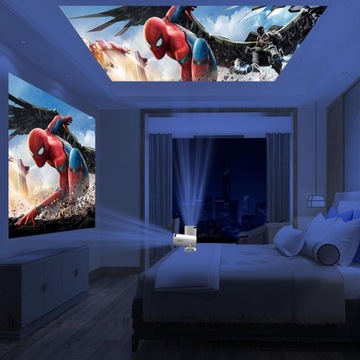 ПОРТАТИВНЫЙ МИНИ-ПРОЕКТОР ANDROID 12 WiFi 360 FULL HD 4K Bluetooth-ПРОЕКТОР