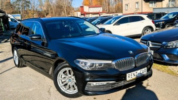 BMW Seria 5 G30-G31 Touring 520d 190KM 2018 BMW 520 190PS OPŁACONY Bezwypadkowy Automat, zdjęcie 6
