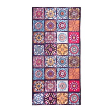 Duży Ręcznik do kąpieli Mandala BOHO na plażę