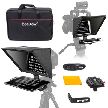 DESVIEW T12 TELEPROMPTER + PILOT + POKROWIEC