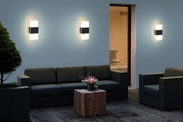 СОЛНЕЧНАЯ НАСТЕННАЯ ЛАМПА 20 СМ НАРУЖНАЯ ВОДОНЕПРОНИЦАЕМАЯ С ДАТЧИКОМ СУМЕРКИ