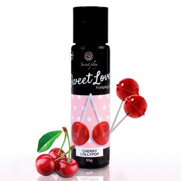 Гель Cherry Lollipop для орального секса - гель Sweet Love Foreplay