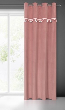 Штора с люверсами ЛУНА 140х250 Детские еврошторы на декоративной ленте