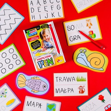 ШАРИКОВАЯ РУЧКА MONTESSORI LEAVES, 32 ТАБЛИЦА 97203