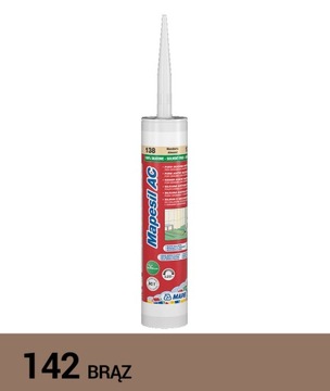 MAPEI SILIKON MAPESIL 310ML 142 BRĄZ