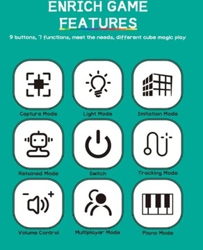 ЭЛЕКТРОННЫЙ КУБИК РУБИКА POP IT GAME 7 ХИТ ИГРЫ ДЛЯ РАЗУМА И ПАМЯТИ