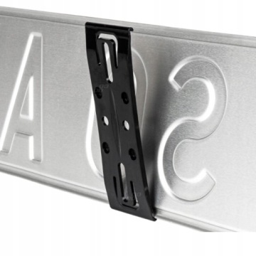 Valstybinio numerio rėmelis HICTRANS 116x41 mm juodas – nuotrauka 8