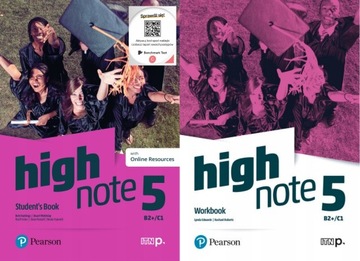 HIGH NOTE 5 KOMPLET PODRĘCZNIK + ĆWICZENIA B2+/C1