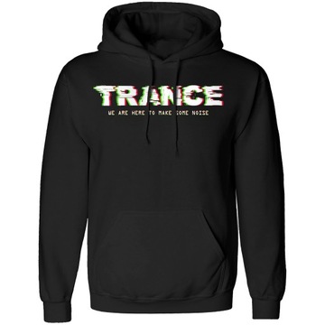 MĘSKA BLUZA Z KAPTUREM TRANCE TECHNO HOUSE ROZ M