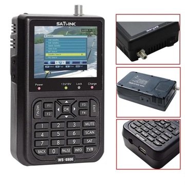 DVB-S SATLINK WS6906 ИЗМЕРИТЕЛЬ СПУТНИКОВОГО СИГНАЛА