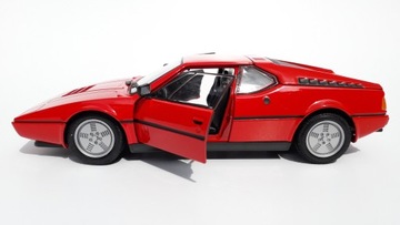 WELLY BMW M1 RED 1:24 НОВАЯ МЕТАЛЛИЧЕСКАЯ МОДЕЛЬ