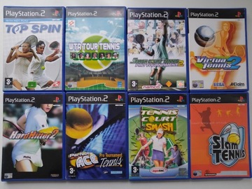 ZESTAW PS2 PAL ENG KOLEKCJA GRY PLAYSTATION 2 * 8 GIER