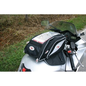 Магнитная мотоциклетная сумка на бак 21л 17x28x36см п/д