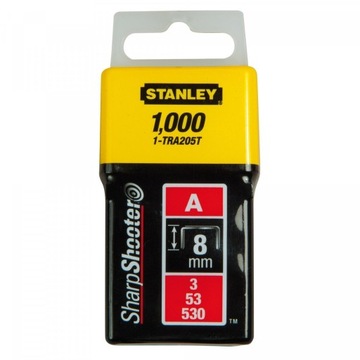 ZSZYWKI Stanley TYPU A 8,0 mm 1000 szt. 1-TRA205T