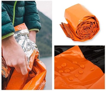 Аварийный спальный мешок с термопалаткой TERMO Essentials