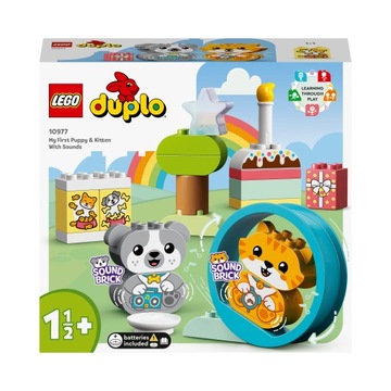 LEGO DUPLO Mój pierwszy szczeniak i kotek z odgłosami
